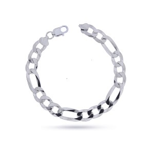 Bransoleta łańcuszkowa ze srebra pr.0,925 splot FIGARO 23 cm